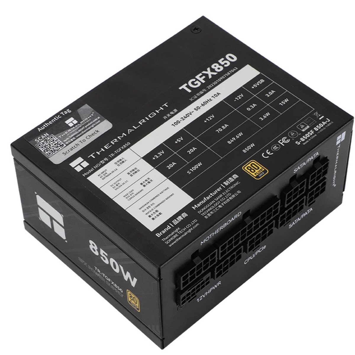 Sfx Power Supply 850W Gold - [AC18 Digital]/ TR-TGFX850 Catu Daya untuk