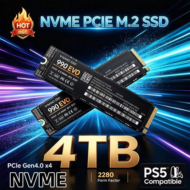 990 EVO Gaming M.2 NVMe SSD PC - M.2 Nvme 4Tb Pcie 4.0 Ssd ulasan dan harga
