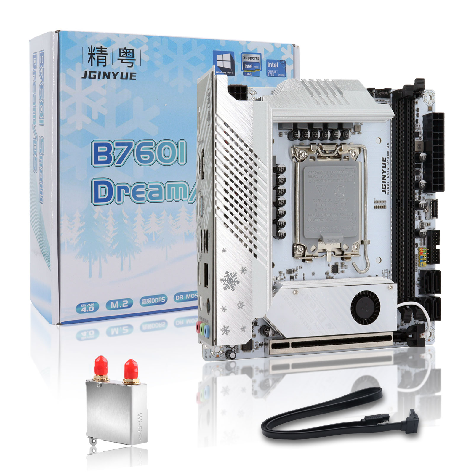 Motherboard B760i ARGB WIFI DD - Lga 1700 Ddr5 Itx Motherboard ulasan dan harga