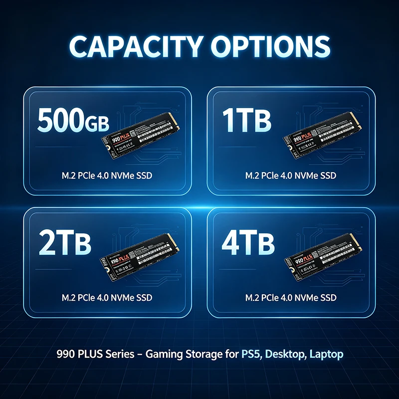 SSD M.2 NVMe PCIe 4.0 990 Plus - M.2 Nvme 4Tb Pcie 4.0 Ssd ulasan dan harga